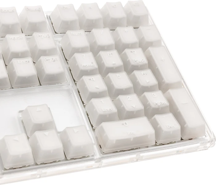 Ducky One 3, Aura White, LEDs RGB, Kailh Box Jellyfish Y, USB, US