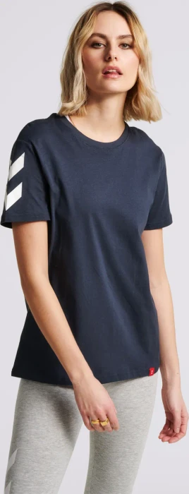 hummel Legacy Chevron T-Shirt kurzarm blue nights