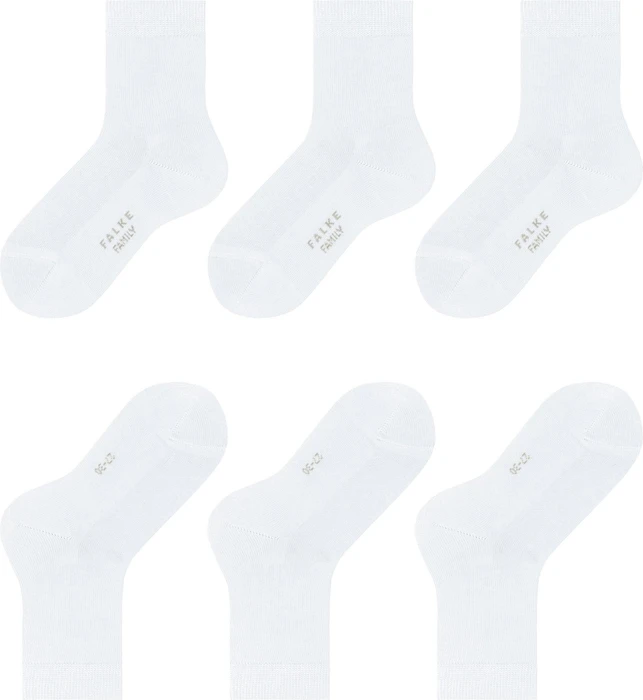 Falke Family Socken weiß, 3 Paare (Junior) (10494-2000) – Bild 2 von 4
