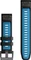 Garmin Ersatzarmband QuickFit 22 Silikon black/cirrus blue Vorschaubild