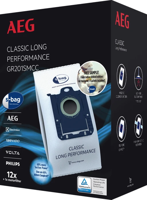 AEG GR201SM S-Bag Classic Long Performance (12 Stück) Image