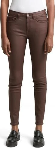 Tom Tailor Coated Nela Skinny Jeans brown coated denim (Damen)