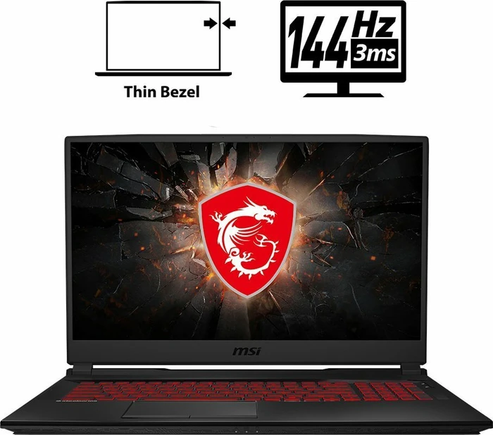 MSI GL75 Thin 9SE-228, Core i7-9750H, 16GB RAM, 256GB SSD, 1TB HDD, GeForce RTX 2060, DE