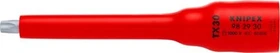 Knipex Torx Steckschlüssel 3/8", T30x123mm