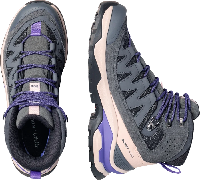 Salomon Quest Echo GTX asphalt/shadow gray/deep bluesystem bug (Damen)