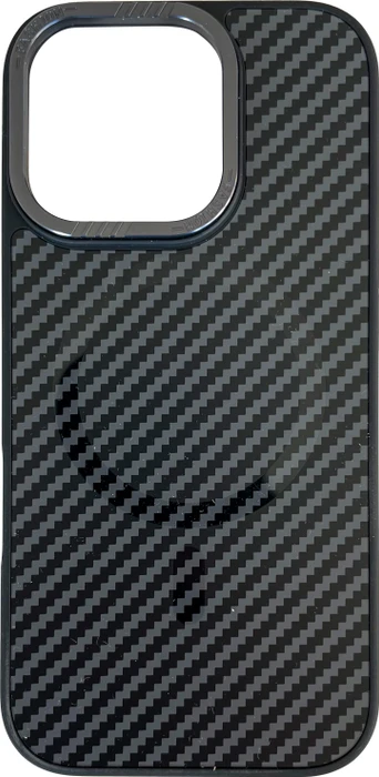 Peter Jäckel Fun MagSafe Cover Carbon für Apple iPhone 16 Pro Max schwarz