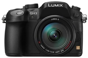 Panasonic Lumix DMC-GH3 mit Objektiv Lumix G X Vario 12-35mm 2.8 ASPH OIS