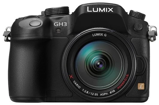 Panasonic Lumix DMC-GH3 mit Objektiv Lumix G X Vario 12-35mm 2.8 ASPH OIS