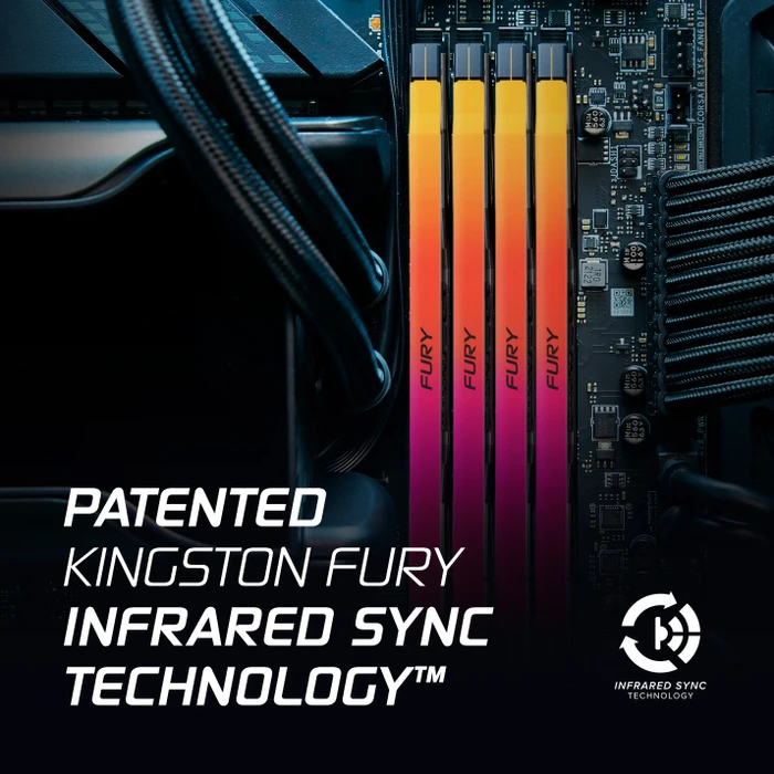 Kingston FURY Renegade RGB schwarz/silber UDIMM 32GB Kit, DDR5-6400, CL32-39-39, 1RX8