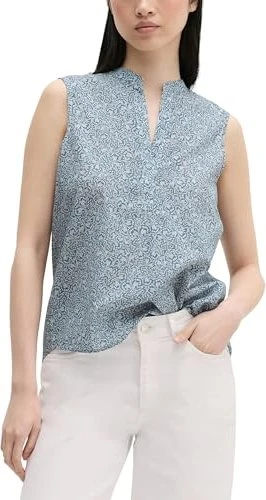 Marc O'Polo Loose Fit Bluse Shirt ärmellos aqua (Damen)