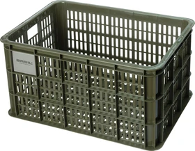 Basil Crate L Fahrradkorb moss green