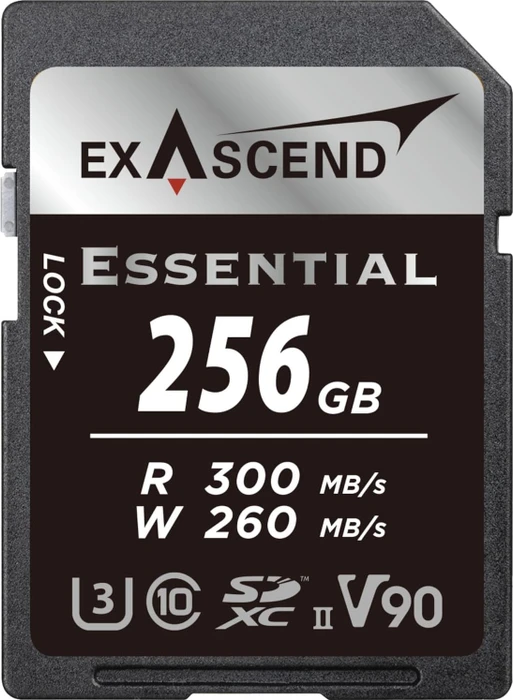 Exascend Essential R300/W280 256GB, UHS-II U3, Class 10