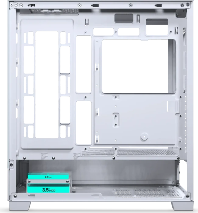 Phanteks XT View Matrix White, weiß, Glasfenster