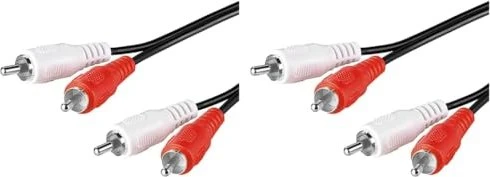Wentronic Goobay Stereo Cinch Kabel 2.5m