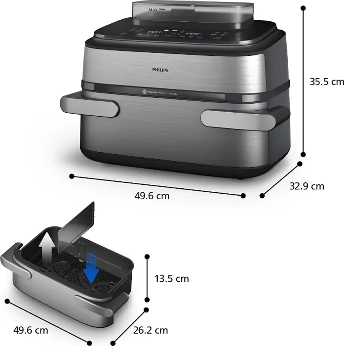 Philips NA565/00 Steam Airfryer Megabasket