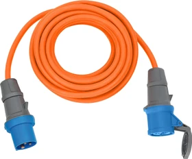 Brennenstuhl CEE Camping-Verlängerungskabel IP44 orange, 10m