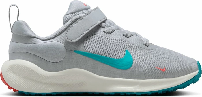 Nike Revolution 7 wolf grey/bright crimson/summit white/dusty cactus (Junior)