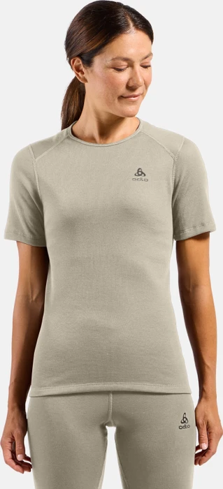 Odlo Active Warm Baselayer Funktionsshirt kurzarm agate gray (Damen)