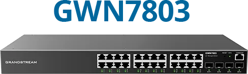 Grandstream GWN7800 Series Rackmount Gigabit Managed Switch, 24x RJ-45, 4x SFP