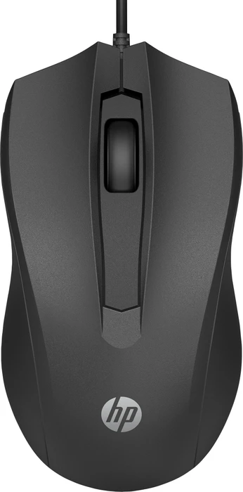 HP Wired Mouse 100 schwarz, USB