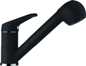 Schock Cosmo Cristalite/Chrom Schlauchbrause HD nero