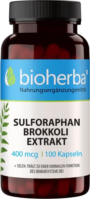 Bioherba Sulforaphan Brokkoli Extrakt 400mcg Kapseln, 60 Stück