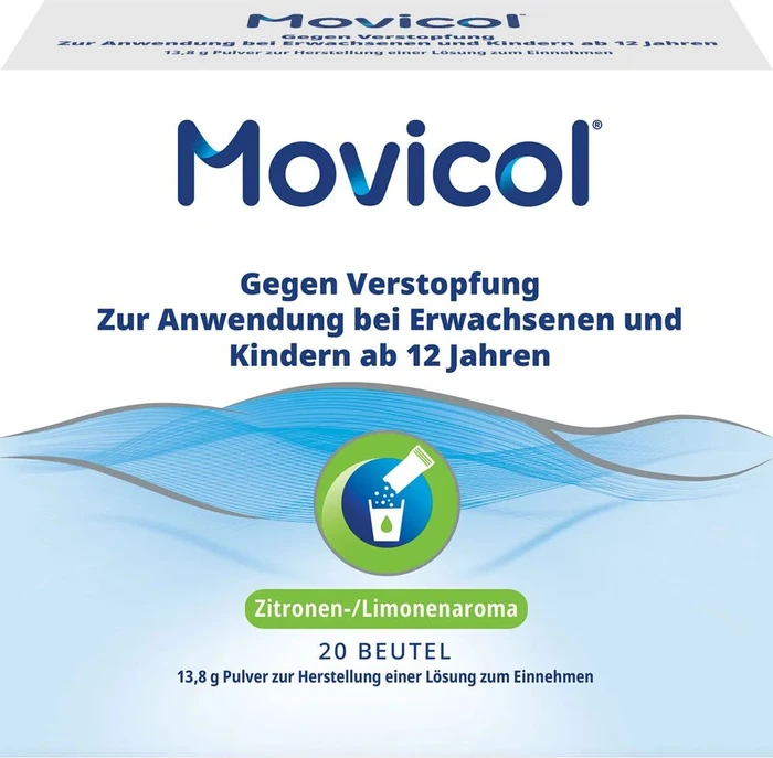 Norgine Movicol Zitrone/Limone Pulver zur Herstellung einer Lösung zum Einnehmen, 20 Stück