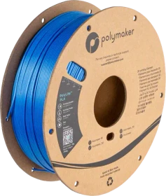 Polymaker PolyLite Silk PLA, blau, Spule, 1.75mm, 1.00kg