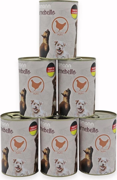 Eggersmann Carnebello Nassfutter mit Huhn, 2.40kg (6x 400g)