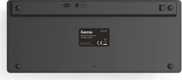 Hama KEY4ALL X510, schwarz, Bluetooth, DE