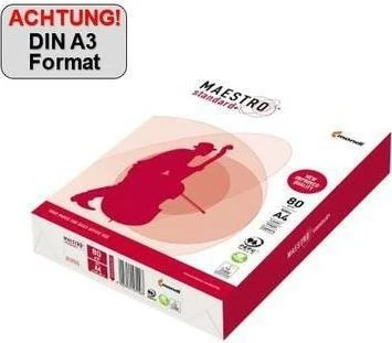 Mondi MAESTRO standard+ Kopierpapier matt weiß, A3, 80g/m², 500 Blatt