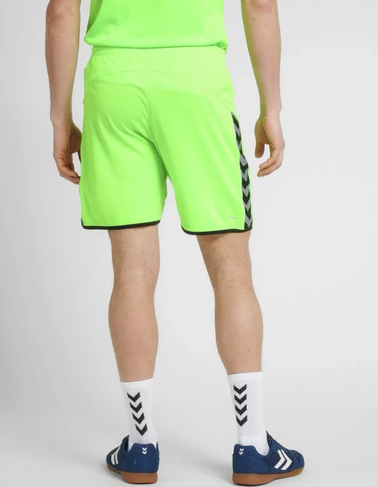 hummel Authentic Poly Short Hose kurz neon grün (Herren)