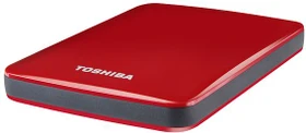 Toshiba Stor.E Canvio Connect rot 500GB, USB 3.0