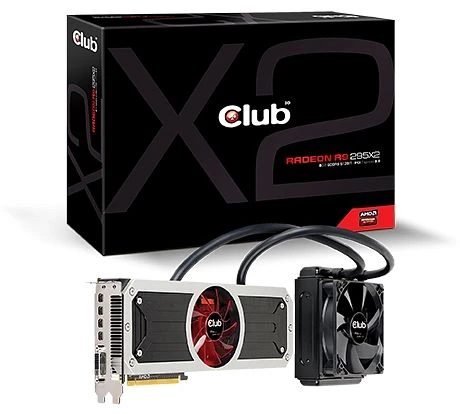 Club 3D Radeon R9 295X2, 2x 4GB GDDR5, DVI, 4x mDP