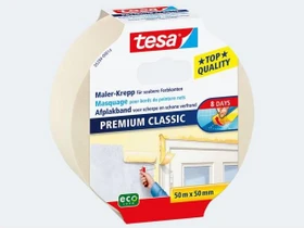 tesa Malerband Classic beige, Klebeband, 50mm/50m, 1 Stück