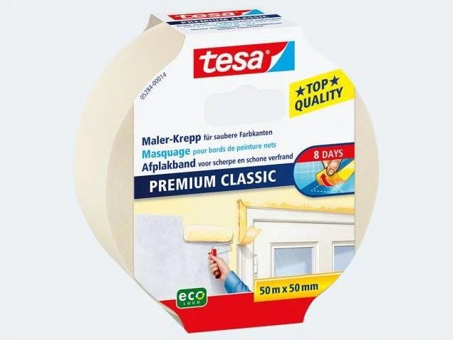 tesa Malerband Classic beige, Klebeband, 50mm/50m, 1 Stück