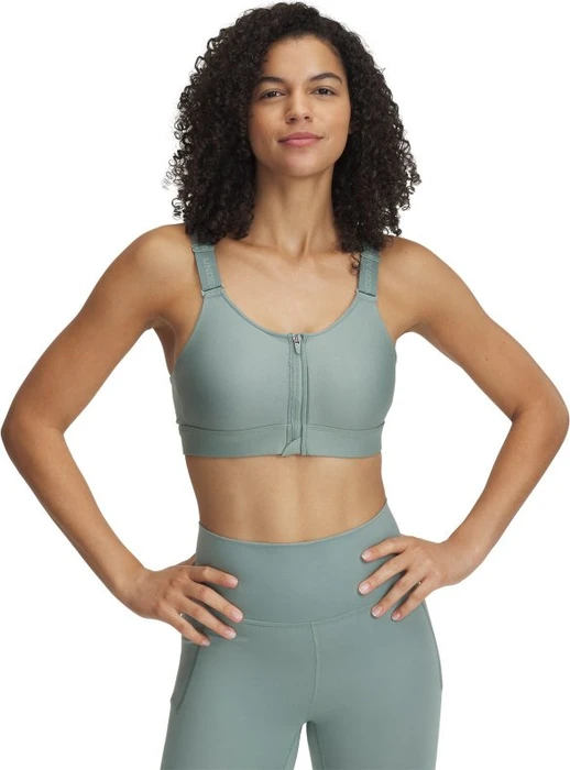 Under Armour Infinity 2.0 High Zip Sport-BH silica green (Damen)