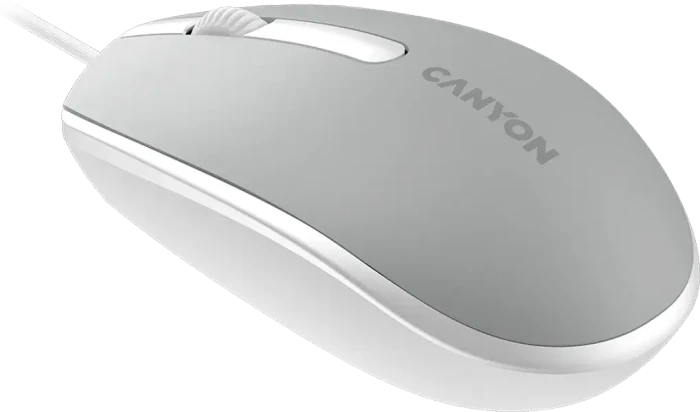 Canyon M-10 Wired Mouse, grau, USB