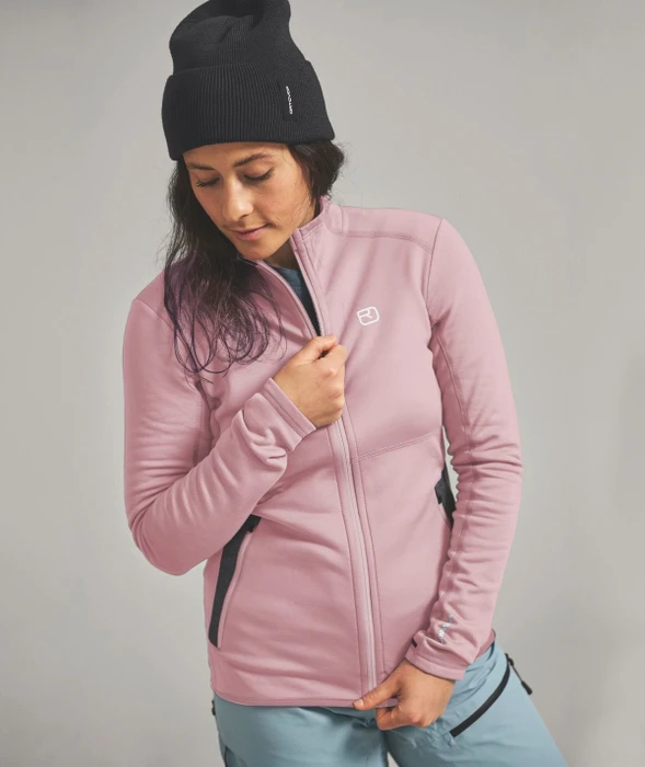 Ortovox Fleece Funktionsjacke dawn rose (Damen)