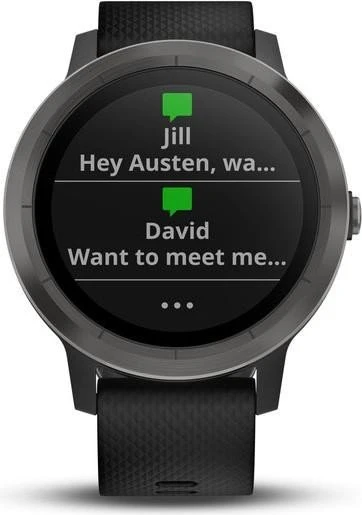 Garmin vivoactive 3 schiefer/edelstahl