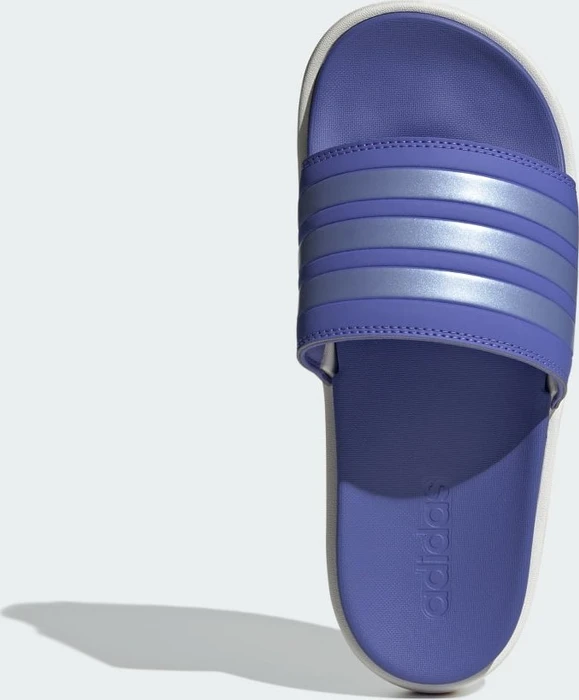 adidas Platform Adilette semi cobalt blue/blue spark metallic/core white (Damen)