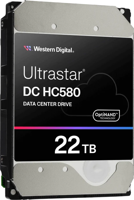 Western Digital Ultrastar DC HC580 22TB, SE, 24/7, 512e / 3.5" / SATA 6Gb/s