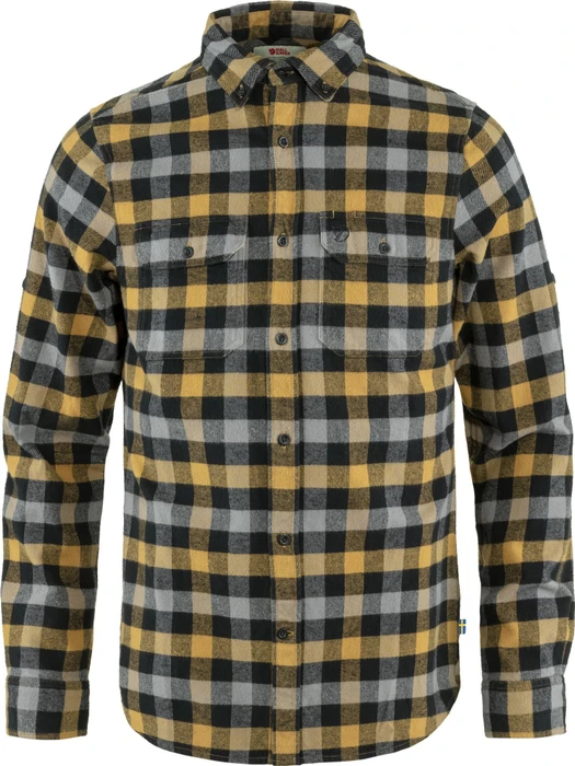 Fjällräven Skog Hemd langarm buckwheat brown/black (Herren)