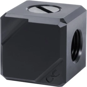 Alphacool Eiszapfen Anschlussterminal 4x G1/4", schwarz