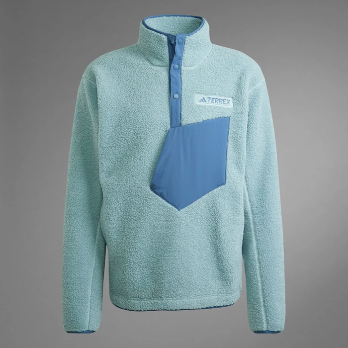 adidas Terrex Xploric High Pile Fleece Pullover magic grey (Herren)