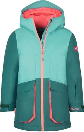 Trollkids Kongsberg Funktionsjacke dusty teal (Junior)