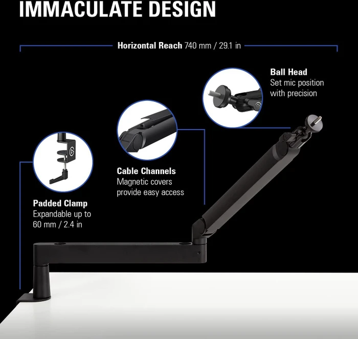 Elgato Wave Mic Arm LP schwarz