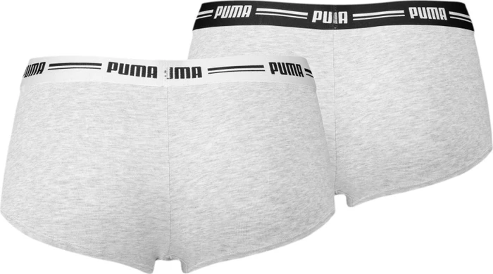 Puma 2er Pack Panties Boxer Briefs grau (Damen)
