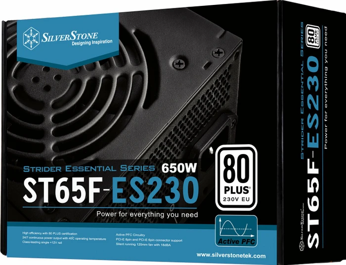 SilverStone Strider Essential Series 650W, ATX 2.4