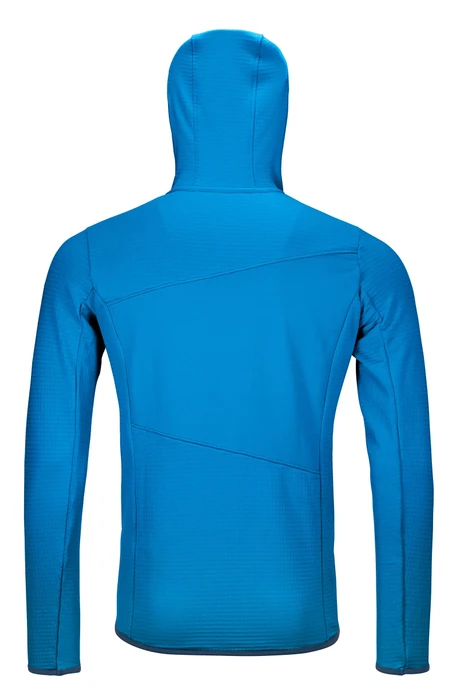 Ortovox Fleece Grid Hoody Funktionsjacke safety blue (Herren)